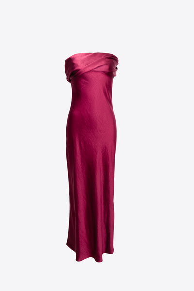 BARDOT RASPBERRY DRESS - PREORDER