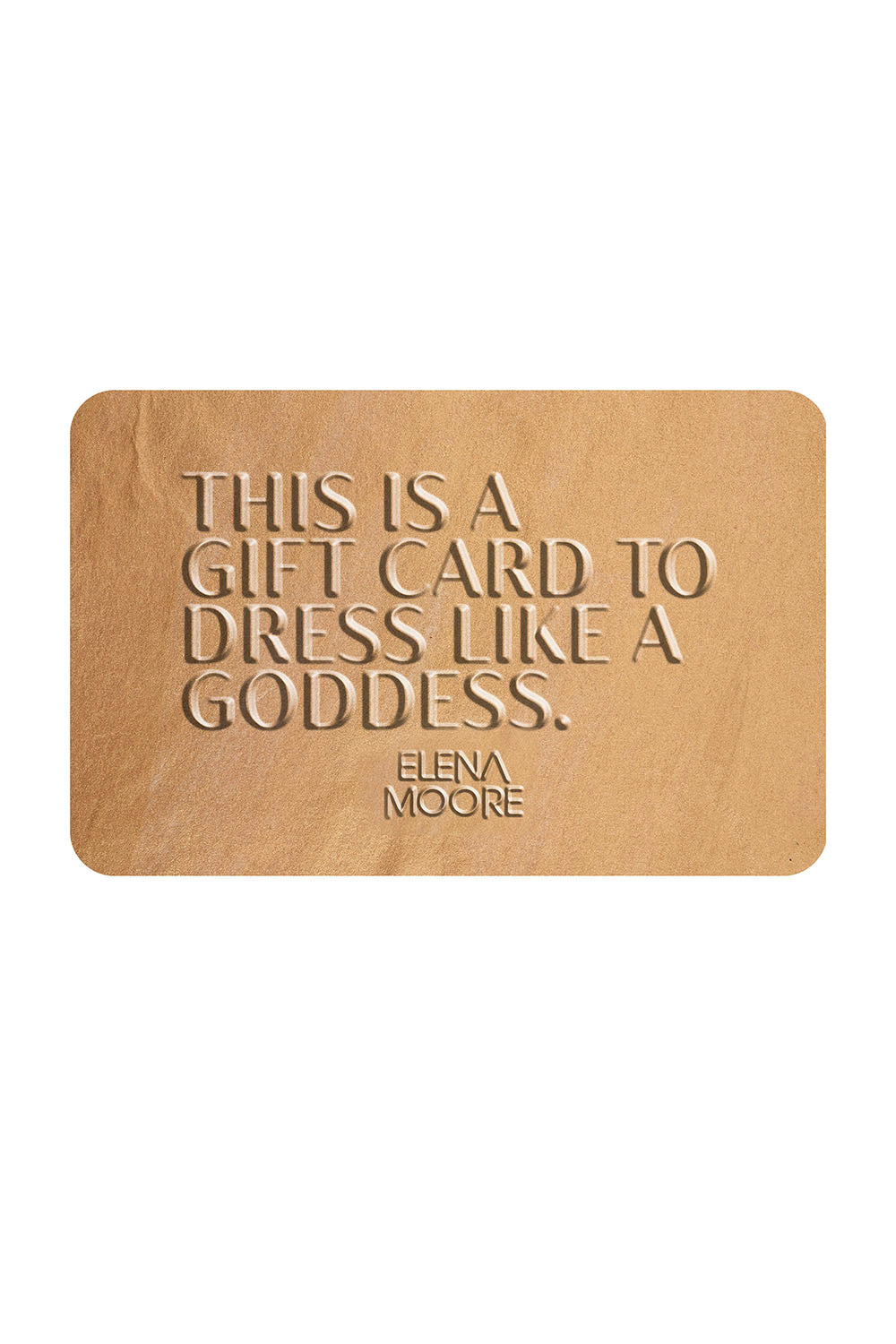 CARD BRONCE