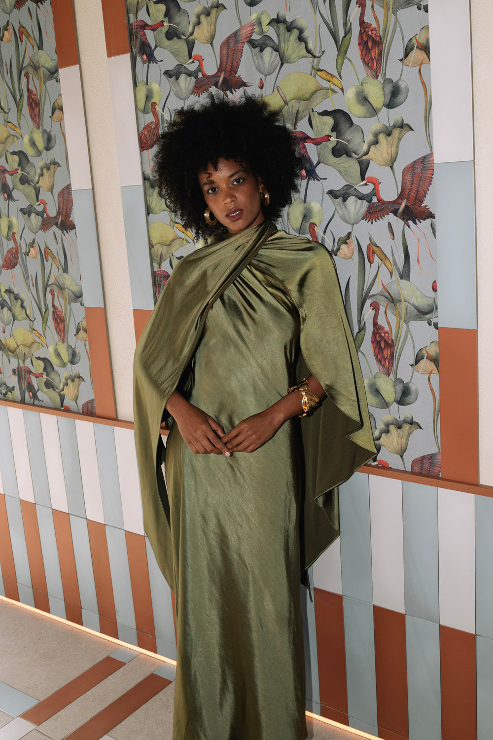 DIANA GREEN DRESS
