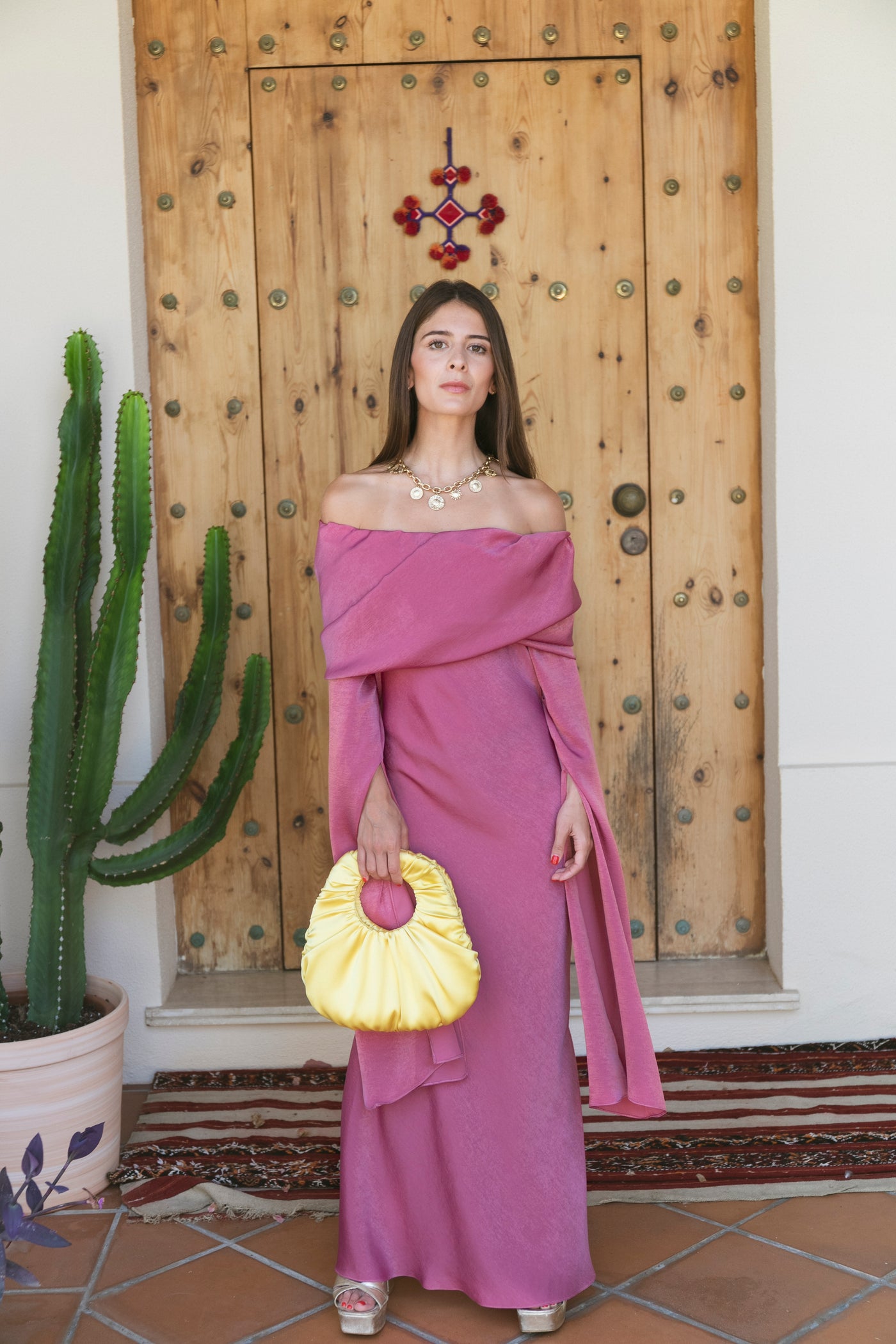 VESTIDO SILVANA ROSA - PREORDER