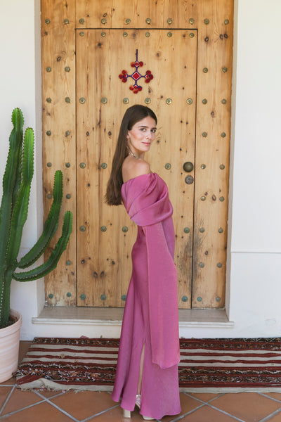 VESTIDO SILVANA ROSA - PREORDER
