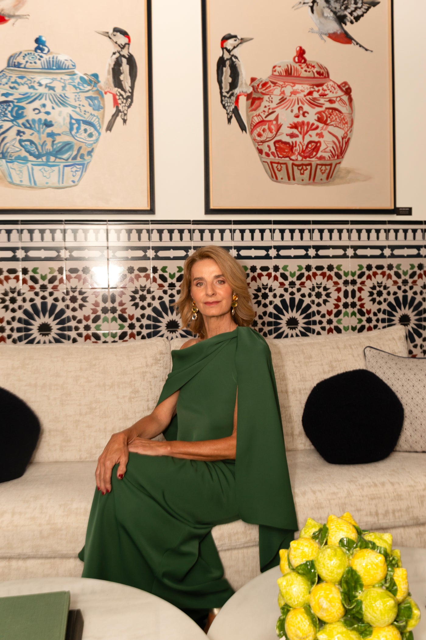 VESTIDO OLIVIA VERDE ESMERALDA - PREORDER
