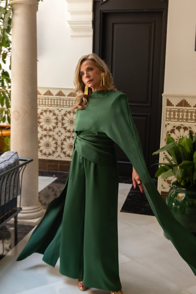 CONJUNTO VALENTINA VERDE ESMERALDA - PREORDER