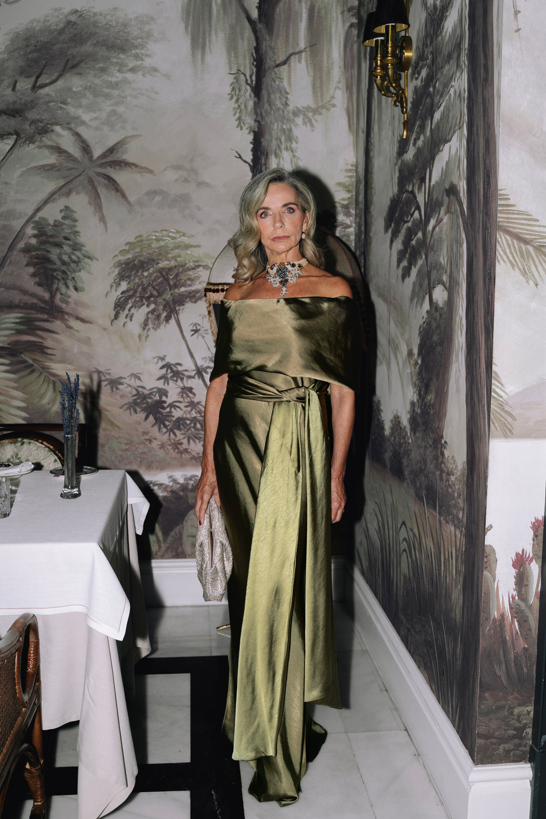 CAROLINA OLIVE GREEN DRESS