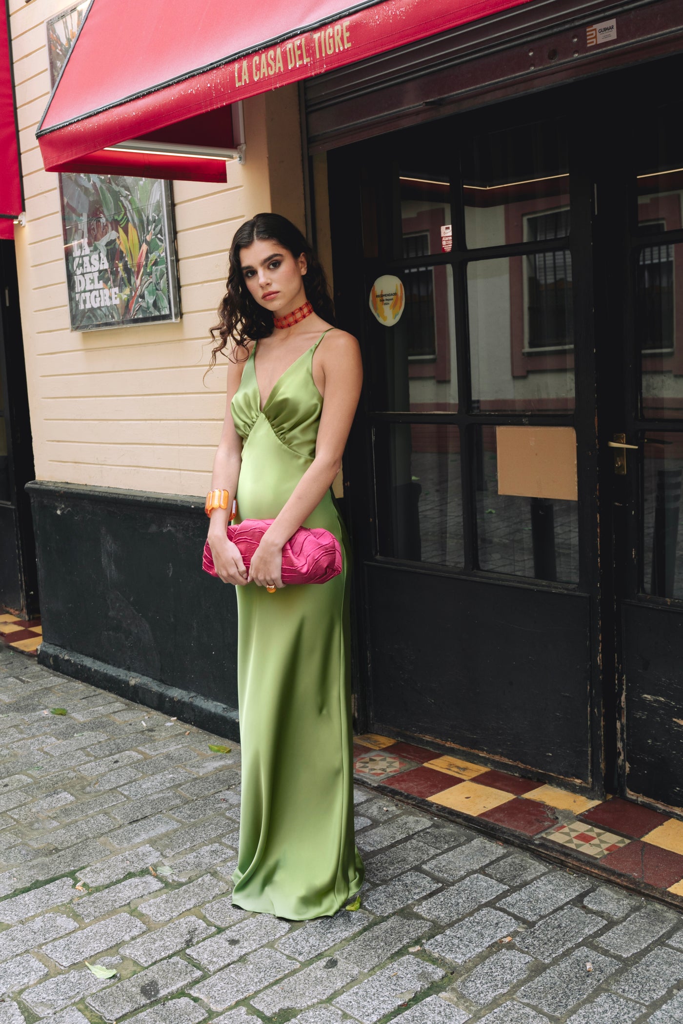 VESTIDO AFRODITA VERDE OLIVA - PREORDER