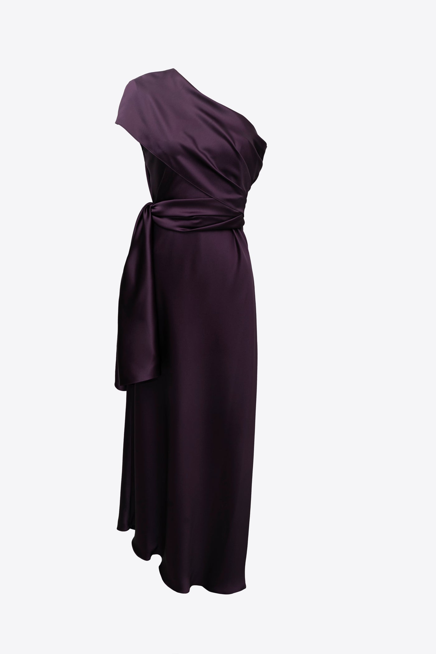 GRACE AUBERGINE DRESS - PREORDER