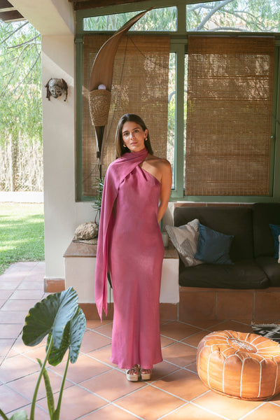 VESTIDO DIANA ROSA - PREORDER