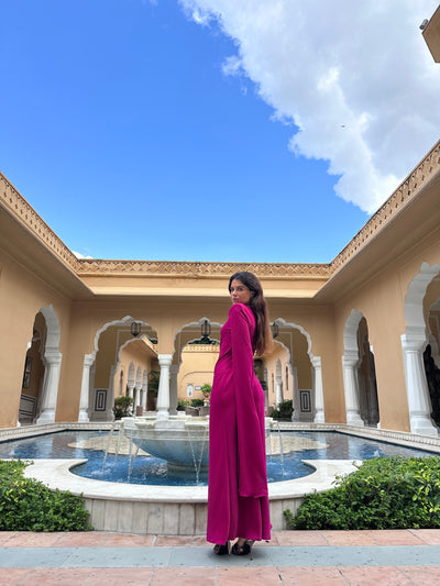 PENÉLOPE BOUGAINVILLEA DRESS - PREORDER