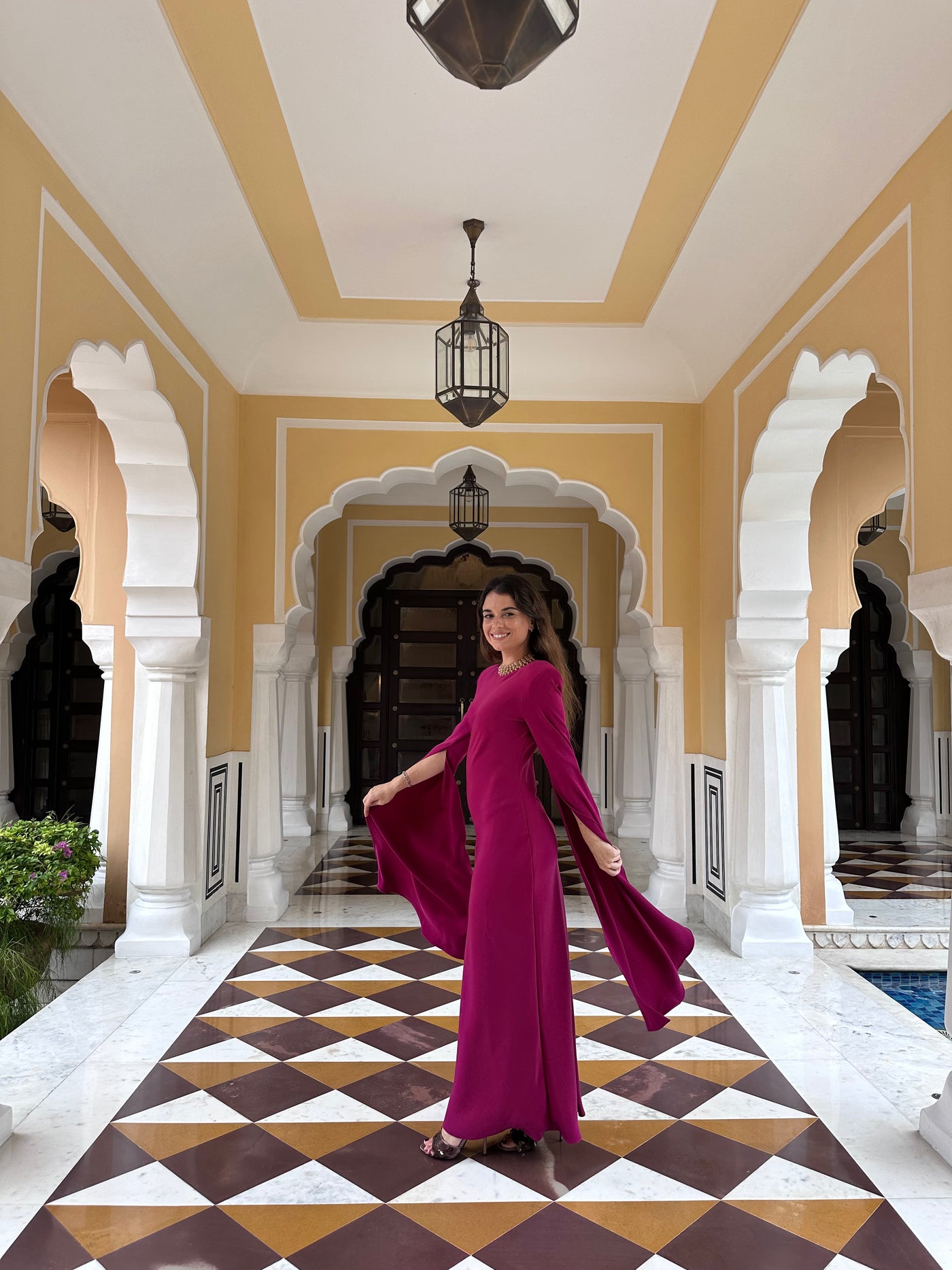 PENÉLOPE BOUGAINVILLEA DRESS - PREORDER