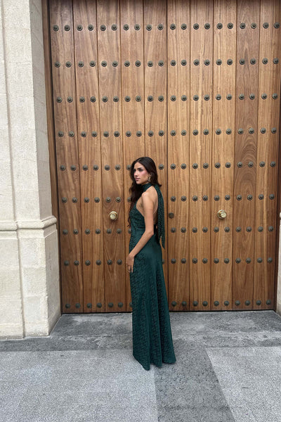 VESTIDO MÓNACO VERDE ESMERALDA - PREORDER