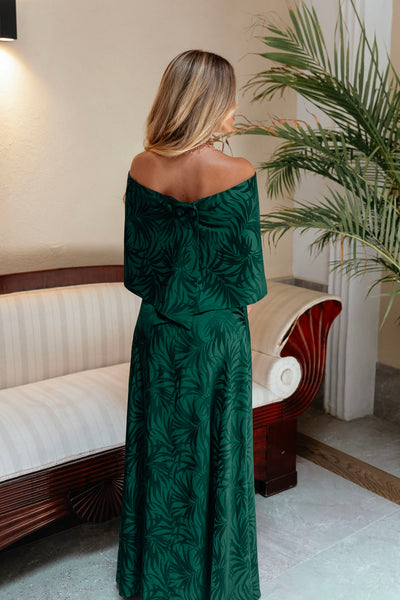 VESTIDO CARMEN VERDE ESMERALDA - PREORDER