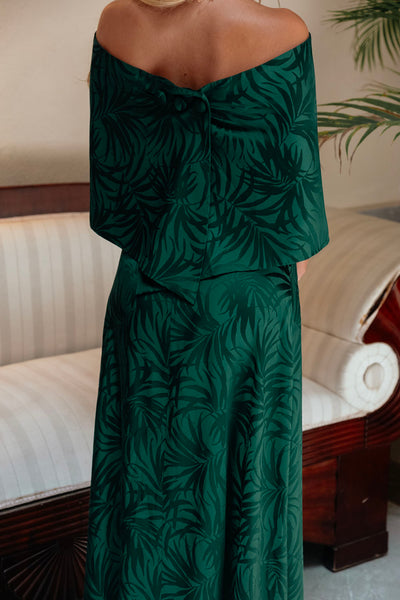 VESTIDO CARMEN VERDE ESMERALDA - PREORDER