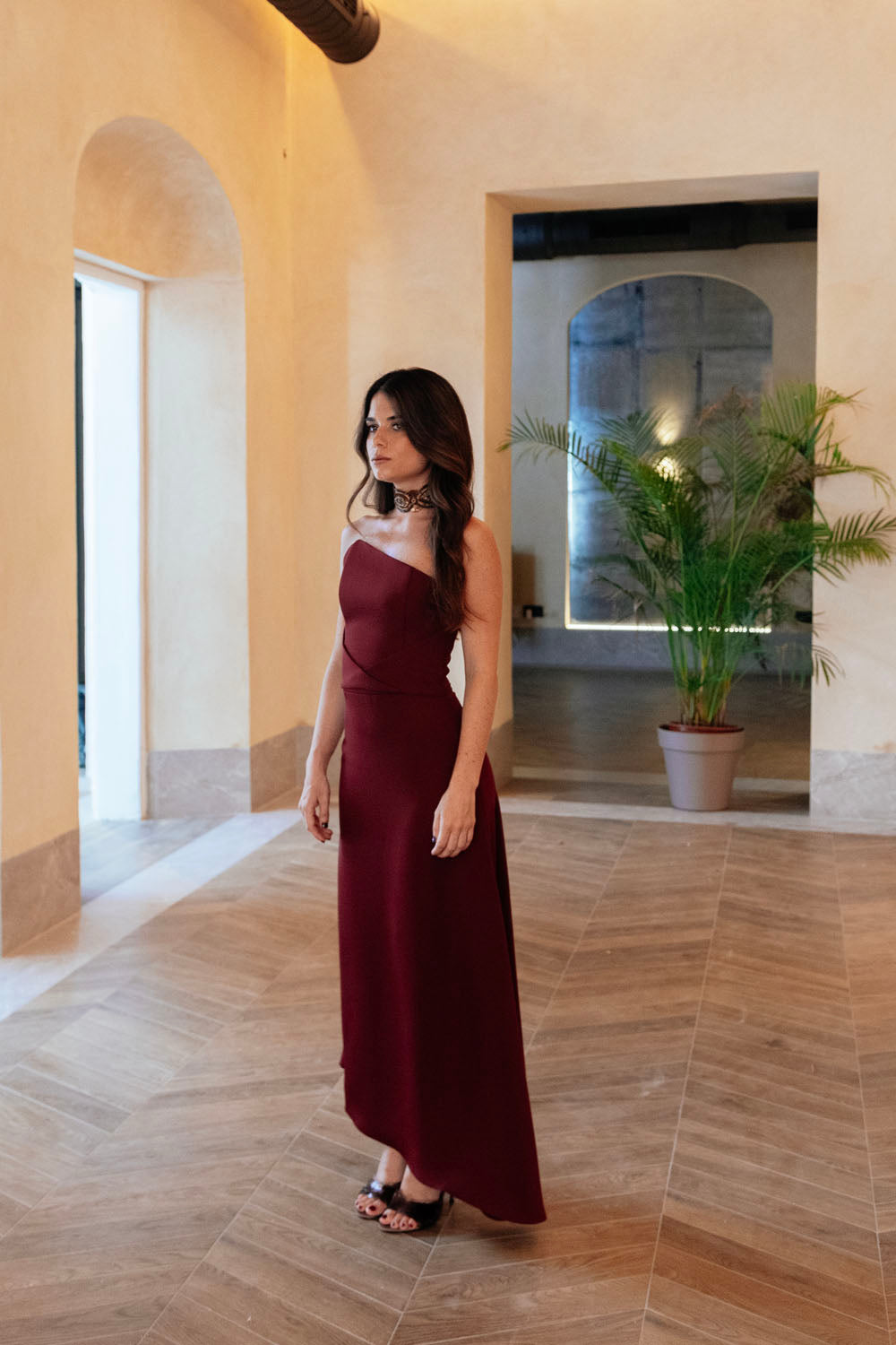 ROCÍO WINE DRESS - PREORDER