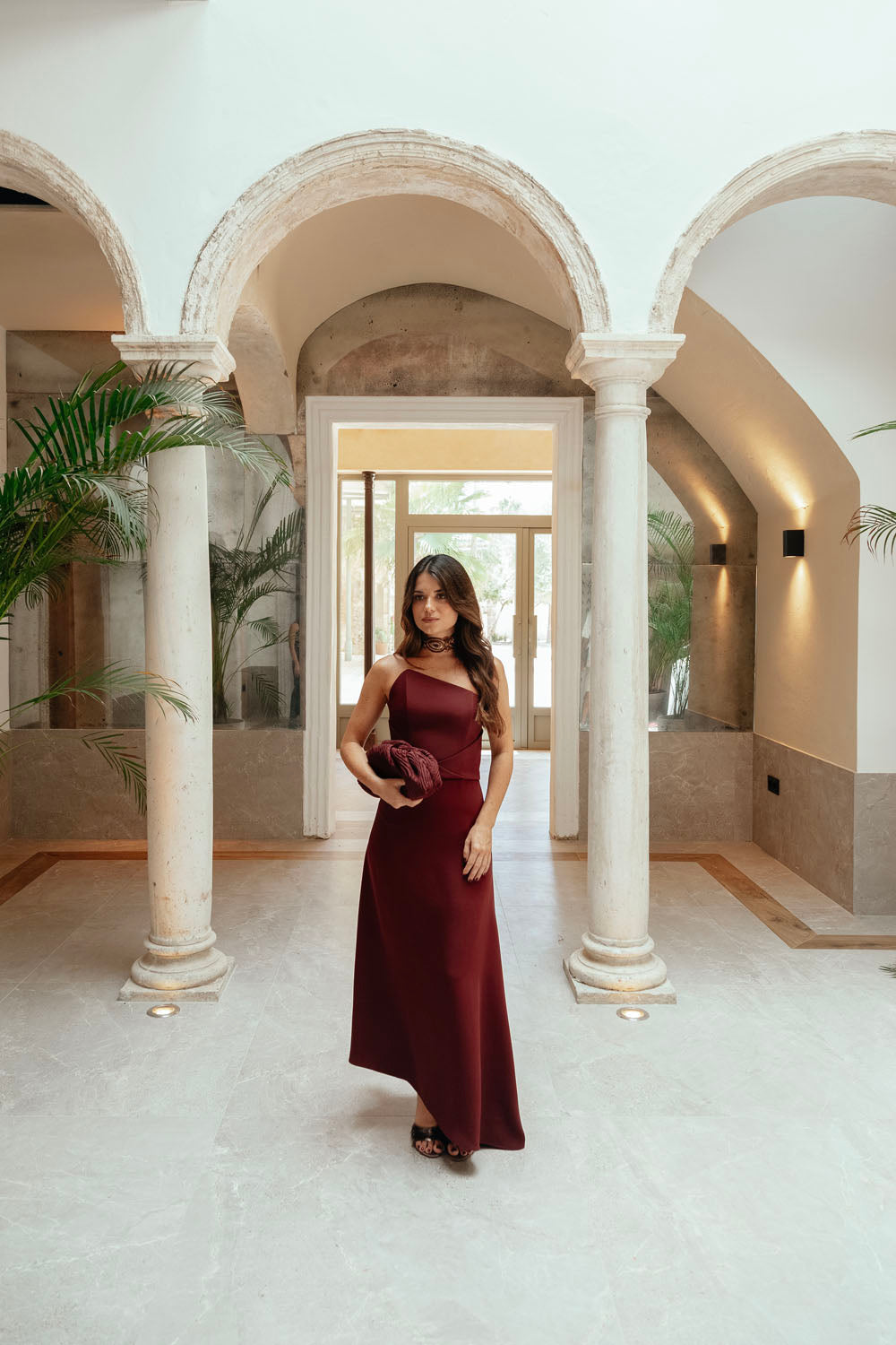 ROCÍO WINE DRESS - PREORDER