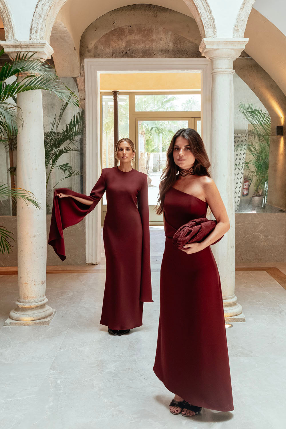 PENÉLOPE WINE DRESS - PREORDER