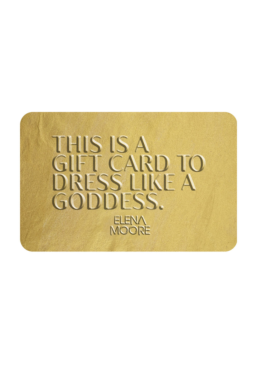 CARD ORO