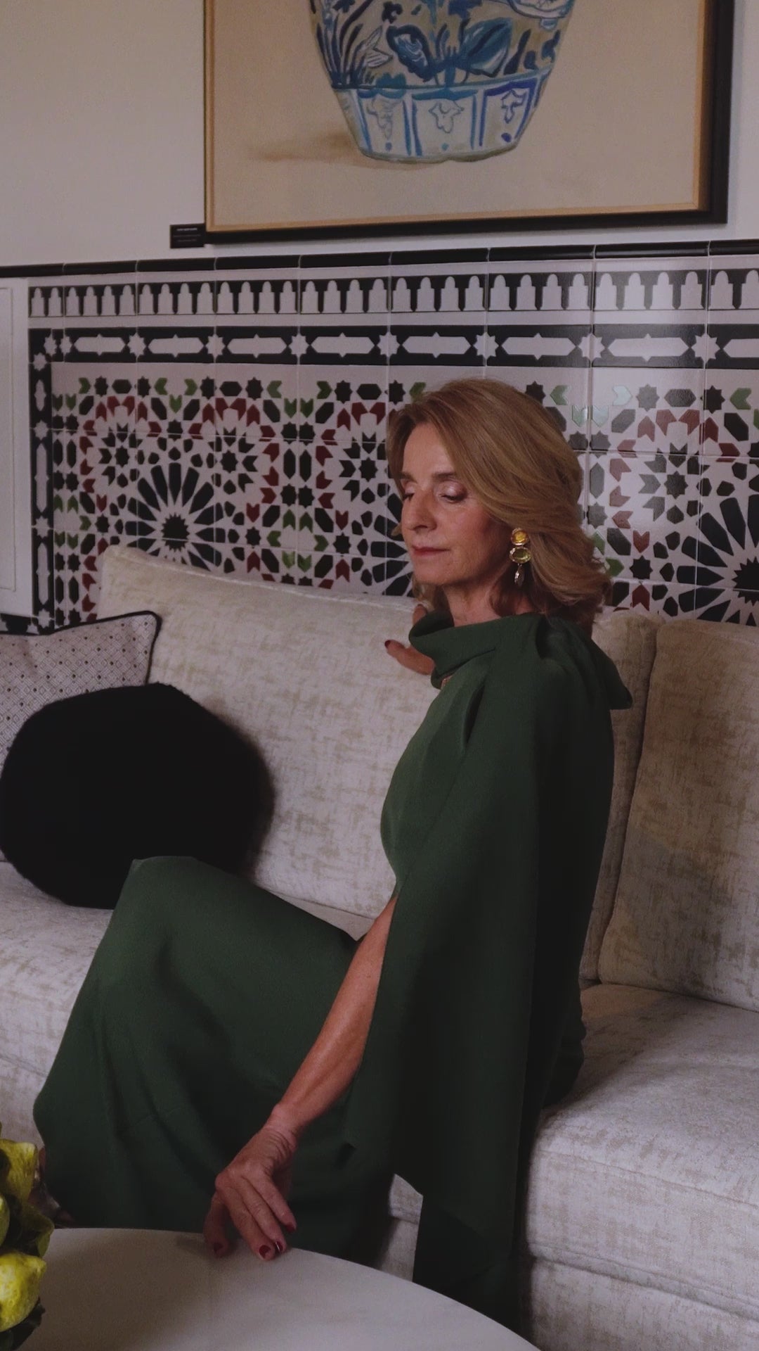 VESTIDO OLIVIA VERDE ESMERALDA - PREORDER