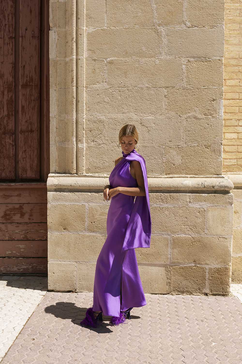PURPLE DRESS NEGRONI – ELENA MOORE STUDIO SL